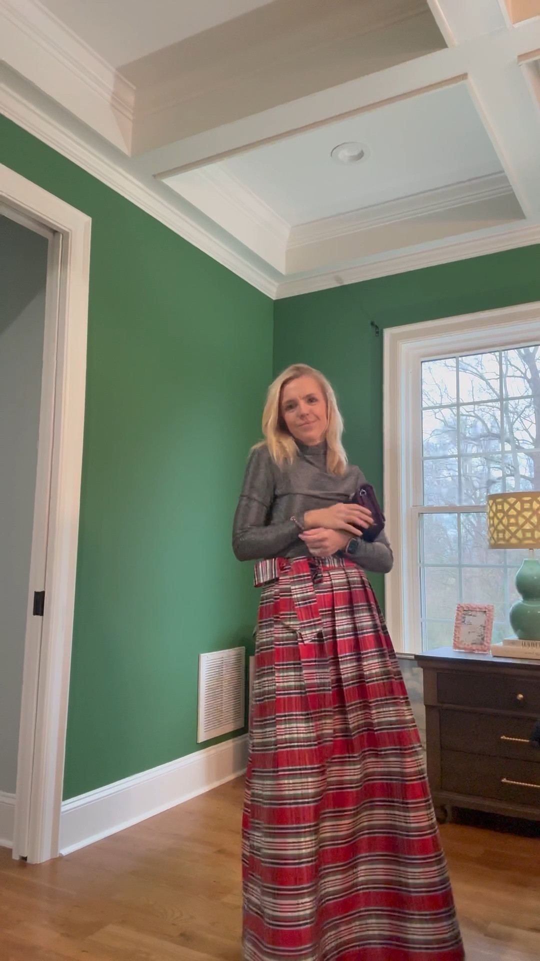 GRWM for a holiday party in Belk! This plaid skirt was a major hit at the holiday market last night. ❤️

#LTKHoliday #LTKGiftGuide #LTKmomlife