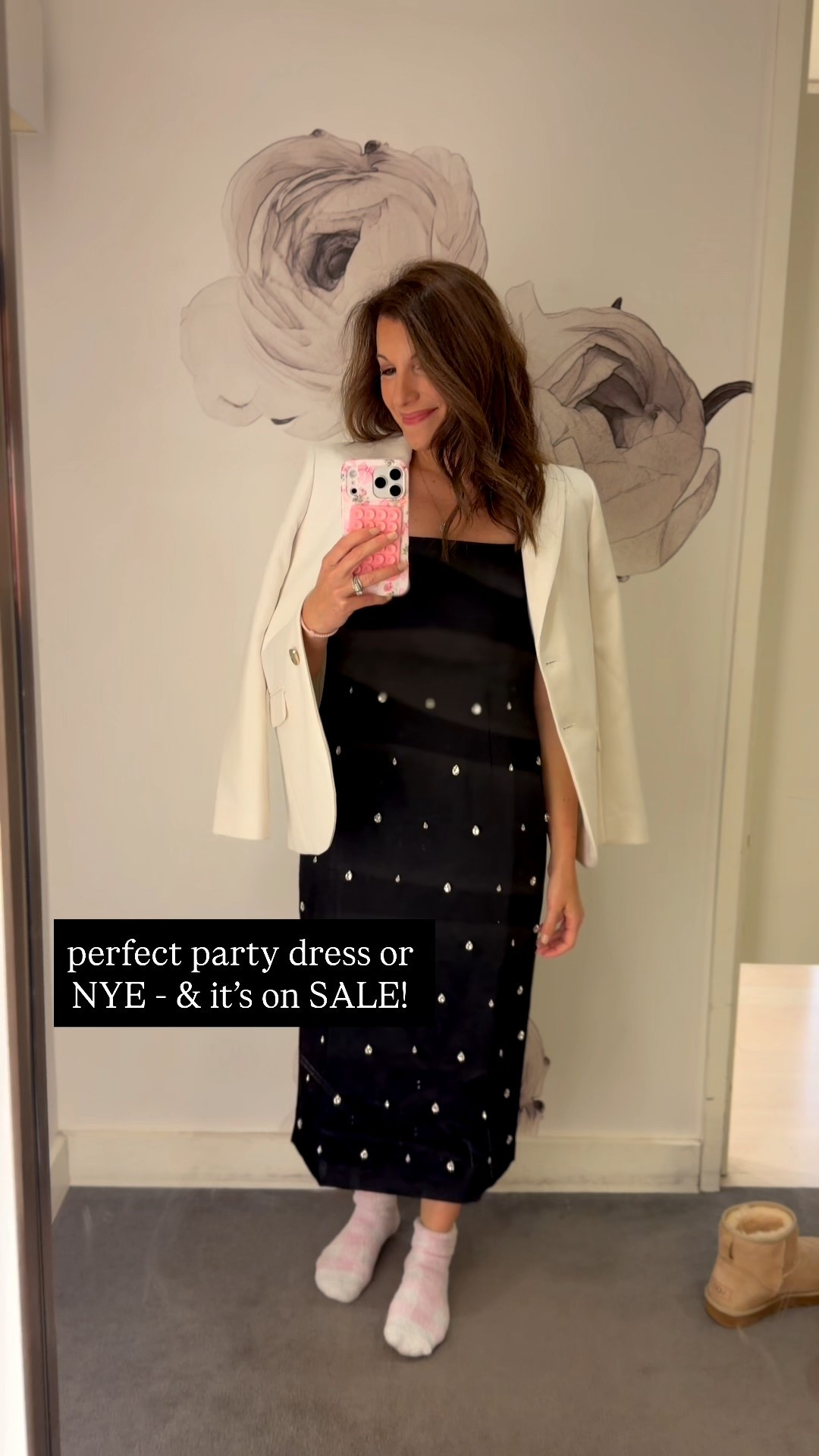 Perfect party outfit or NYE - on sale for under $100; wearing a size 0

#LTKFindsUnder100 #LTKHoliday #LTKSaleAlert