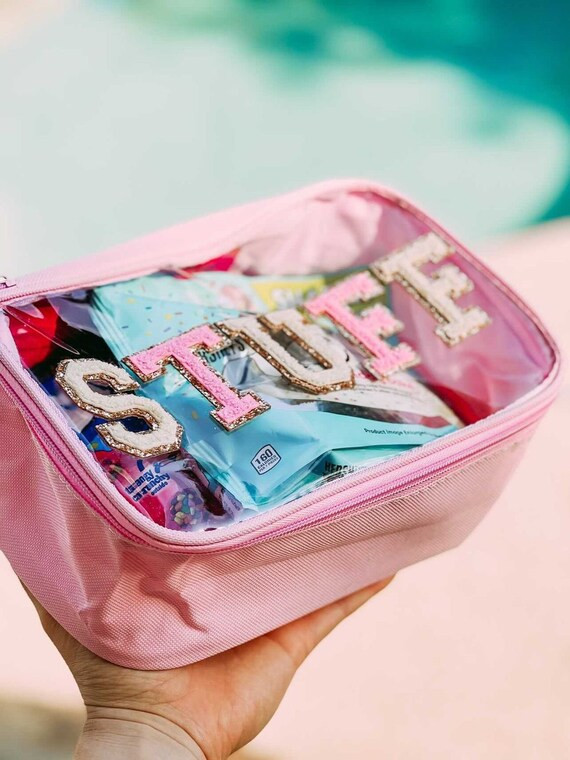 Isabella Bag - Personalized Clear Bag / Toiletry Bag / Makeup Bag / Travel / Cosmetic Bag / Gift ... | Etsy (US)