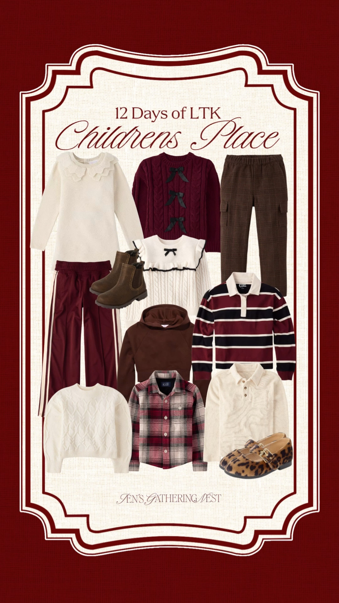 12 days of LTK Christmas here — today’s sale is children’s place! 🎄 the cutest kids clothes on a major sale!

#salealert #childrensplace #tween #toddler #baby #teen #kidsclothes #winterfashion

#LTKGiftGuide #LTKSaleAlert #LTKHoliday