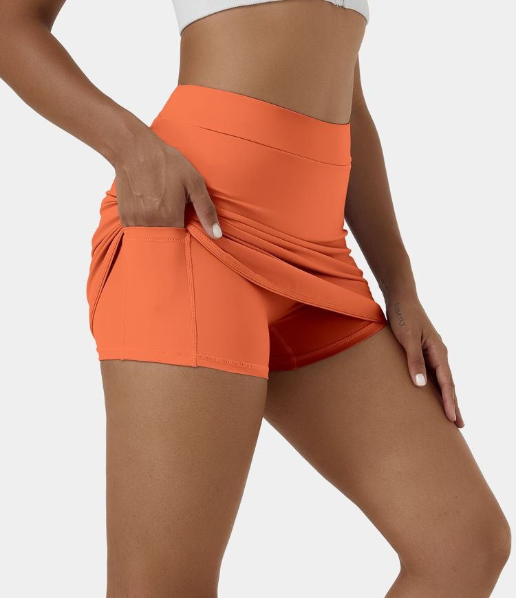 Everyday Side Pocket 2-in-1 Golf Skirt-Clarity | HALARA