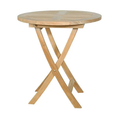 Bahama 27" Round Bistro Folding Table | Wayfair North America
