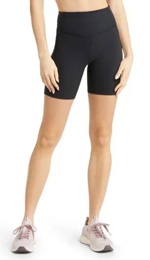Strength High Waist Pocket 7-Inch Bike Shorts | Nordstrom