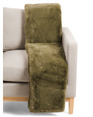 Luxe Ultra Cozy Faux Fur Throw | Marshalls