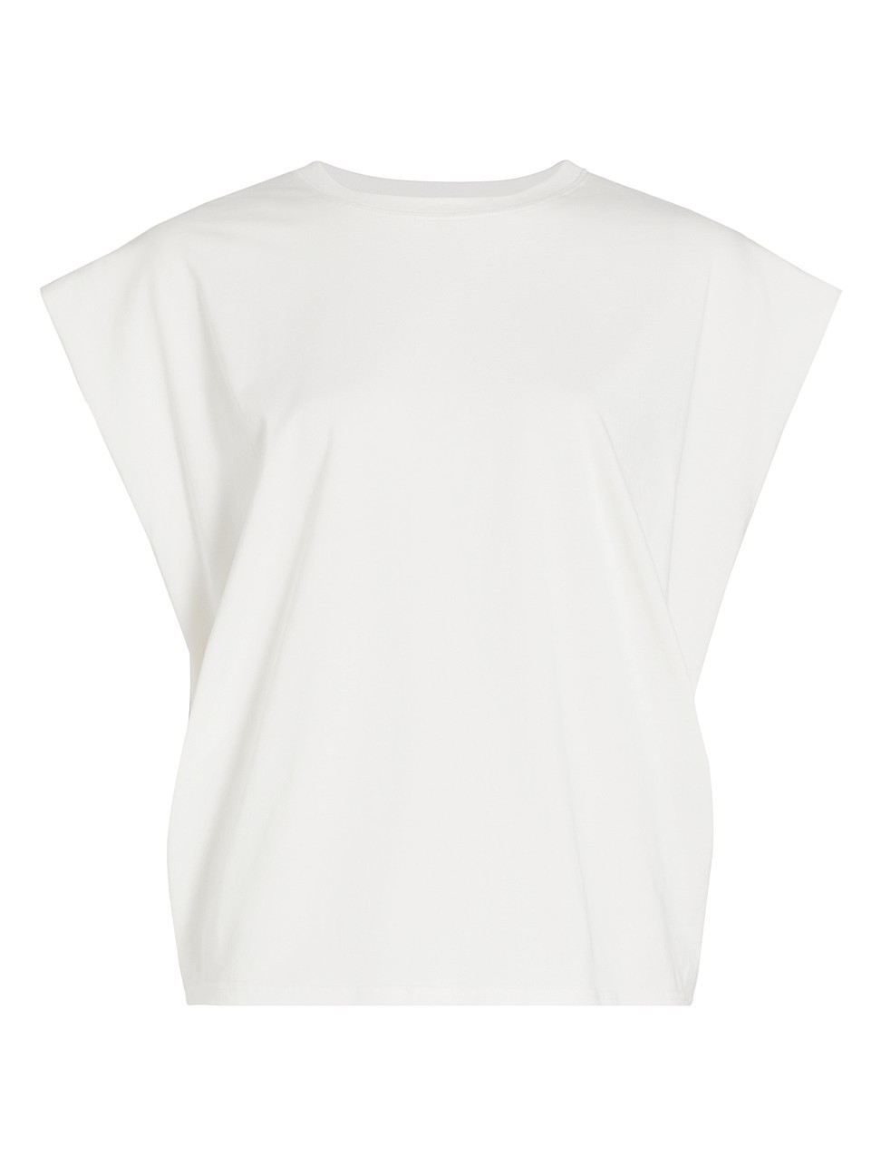 Women's Trina Cotton Muscle Tee - White Sand - Size Medium - White Sand - Size Medium | Saks Fifth Avenue