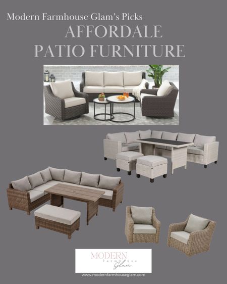 Affordable patio furniture picks from Modern Farmhouse Glam

Walmart home 

#LTKSeasonal #LTKSaleAlert #LTKHome