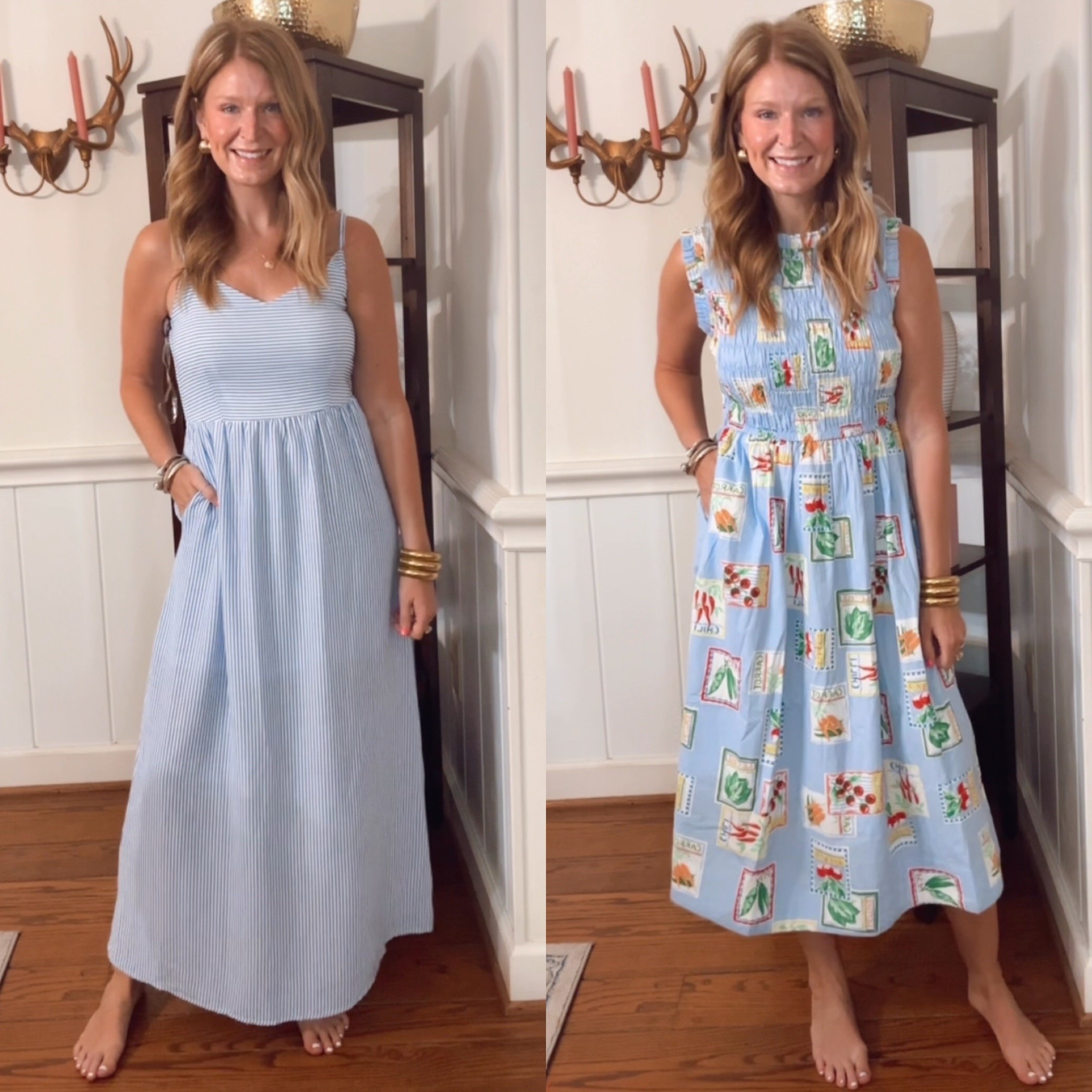 The blues caught my eye in Belk - sets, dresses, tops, etc. the prettiest summer color in must have styles. 

#belk #summerblues #blue #summerstyle