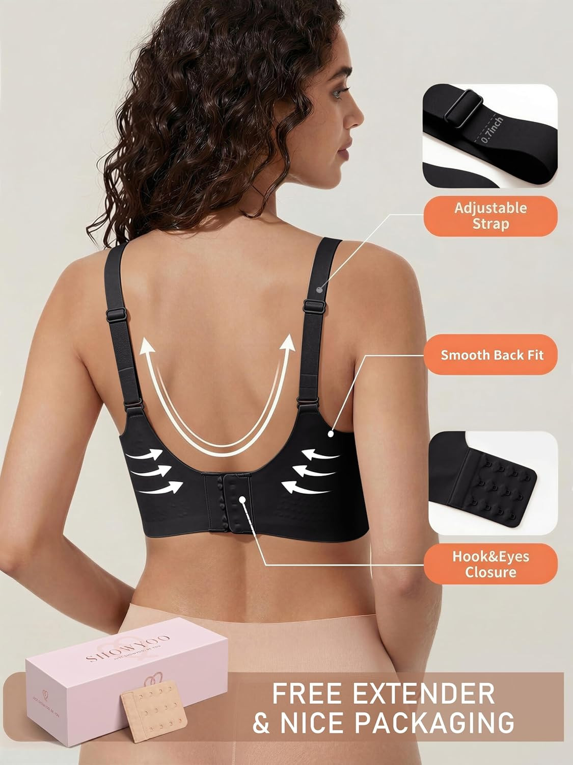 Jelly Bras for Women No Underwire Seamless Bralette with Lace Trim | Amazon (US)