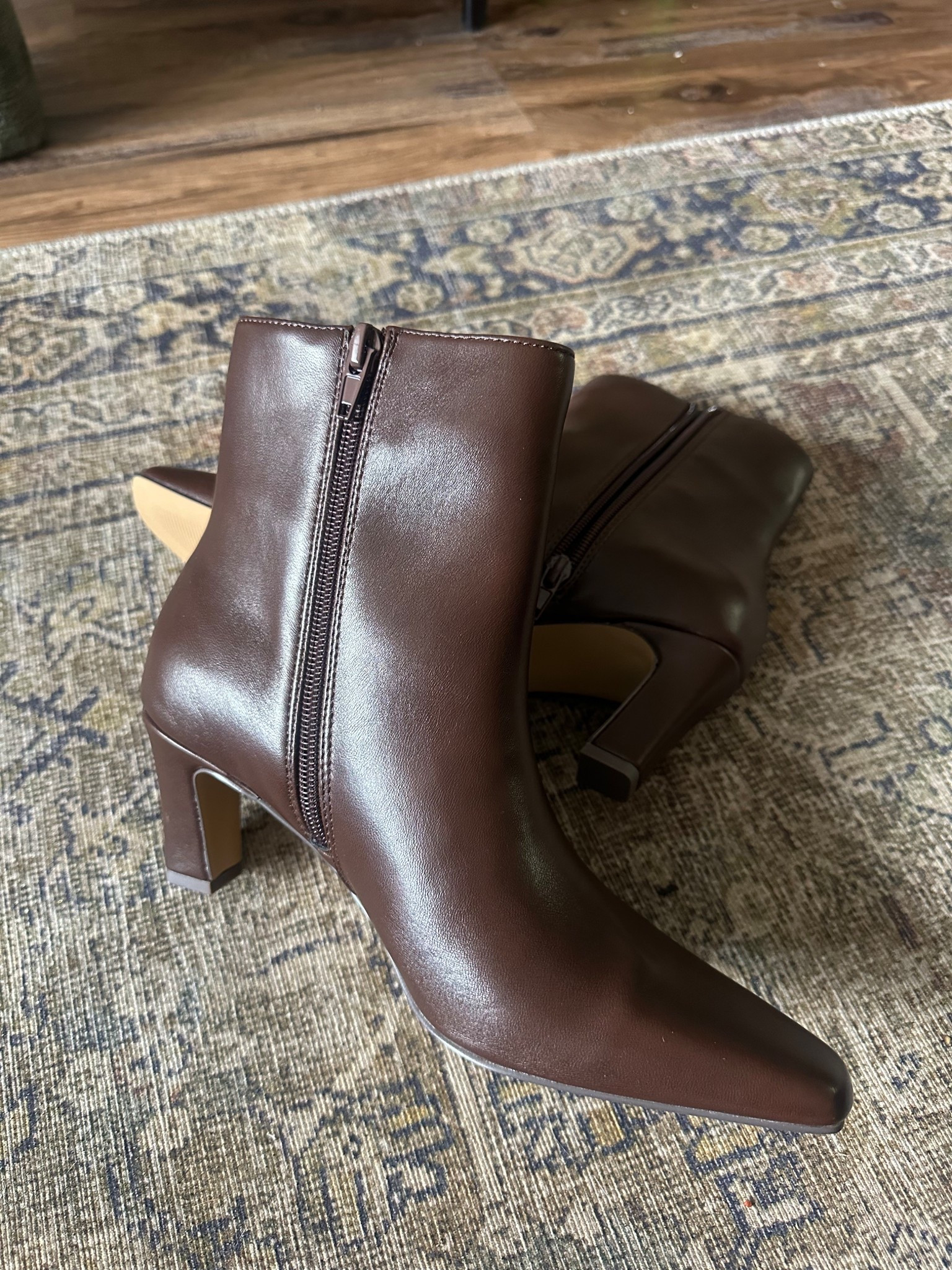 Chocolate brown booties true to size 

#LTKShoeCrush