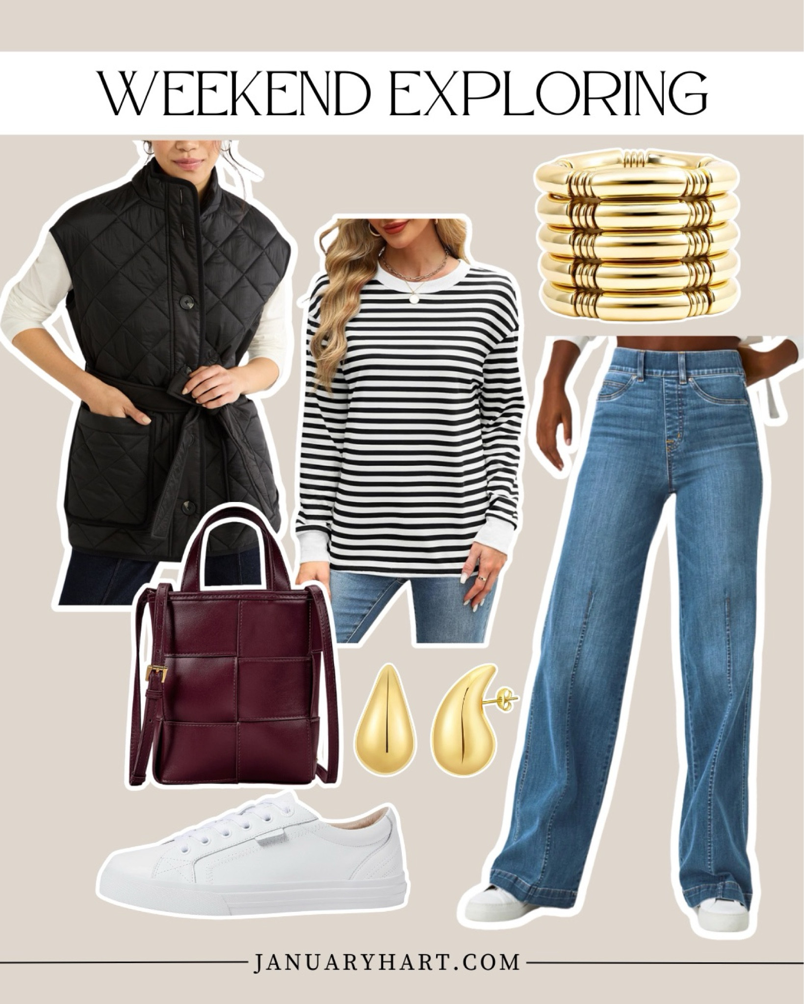 The October Lookbook 🍁

Fall outfit ideas, spanx denim jeans, burgundy bag, stripe top, sneakers

#LTKOver40 #LTKStyleTip #LTKFindsUnder100