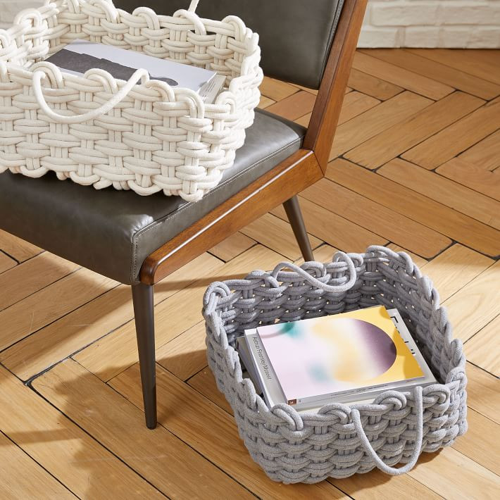Rope Weave Harvest Baskets | West Elm (US)