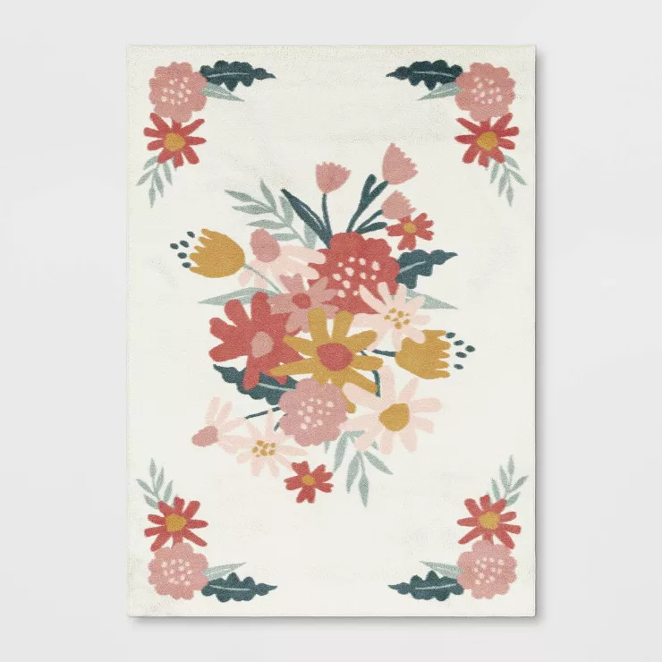 In the Garden Rug Pink - Pillowfort™ | Target