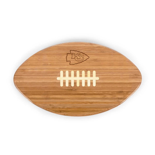Picnic Time Kansas City Chiefs Touchdown! Football Cutting Board & Serving Tray | Scheels