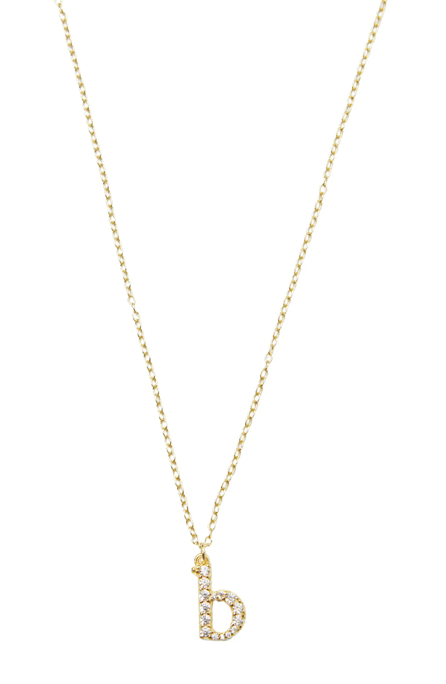 Mini Pavé Initial Necklace | Nordstrom