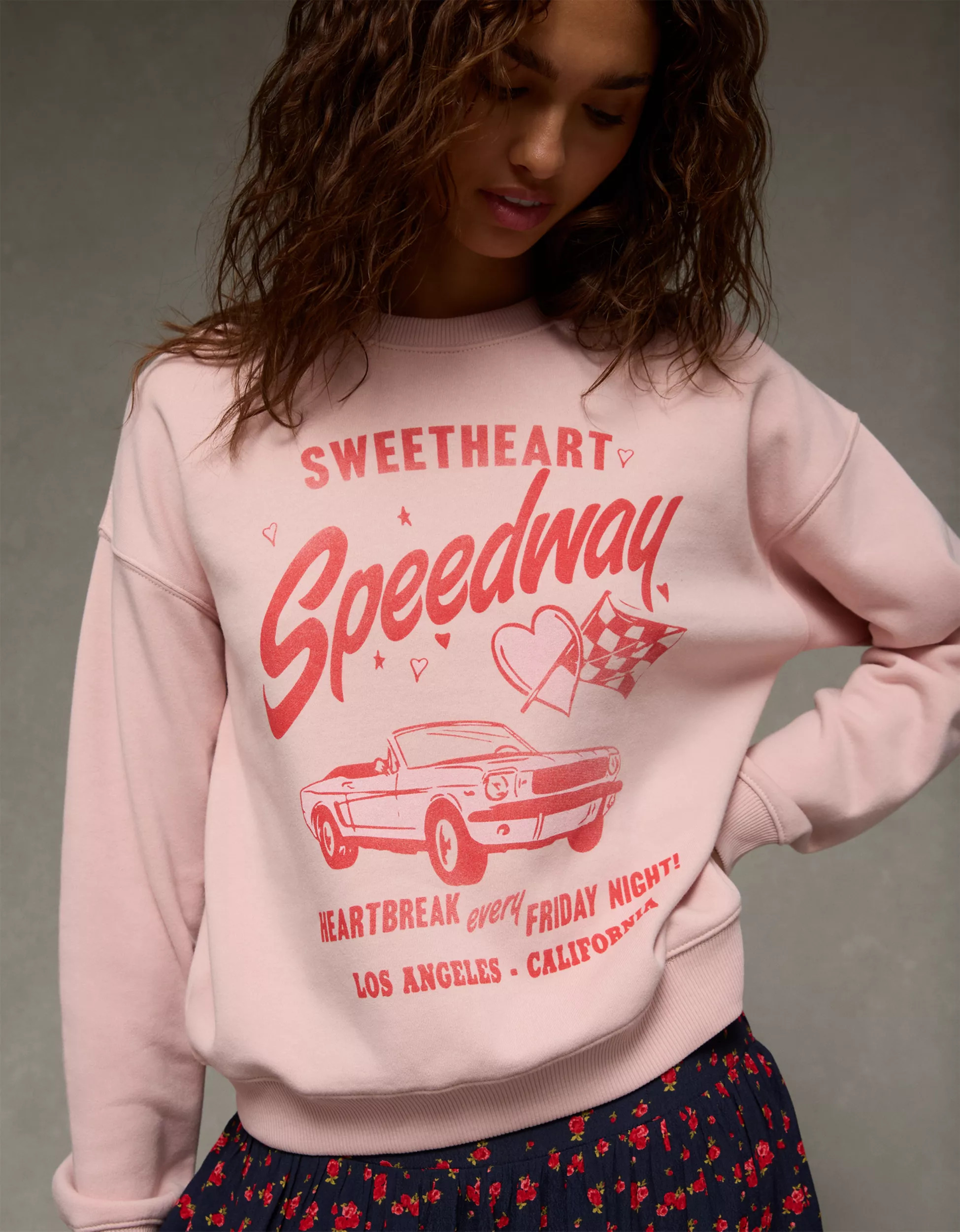 AE Valentine's Day Graphic Sweatshirt | American Eagle Outfitters (US & CA)