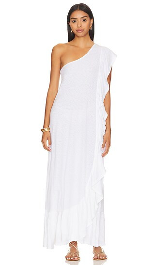 Elisa Maxi Dress in Ivory | Revolve Clothing (Global)