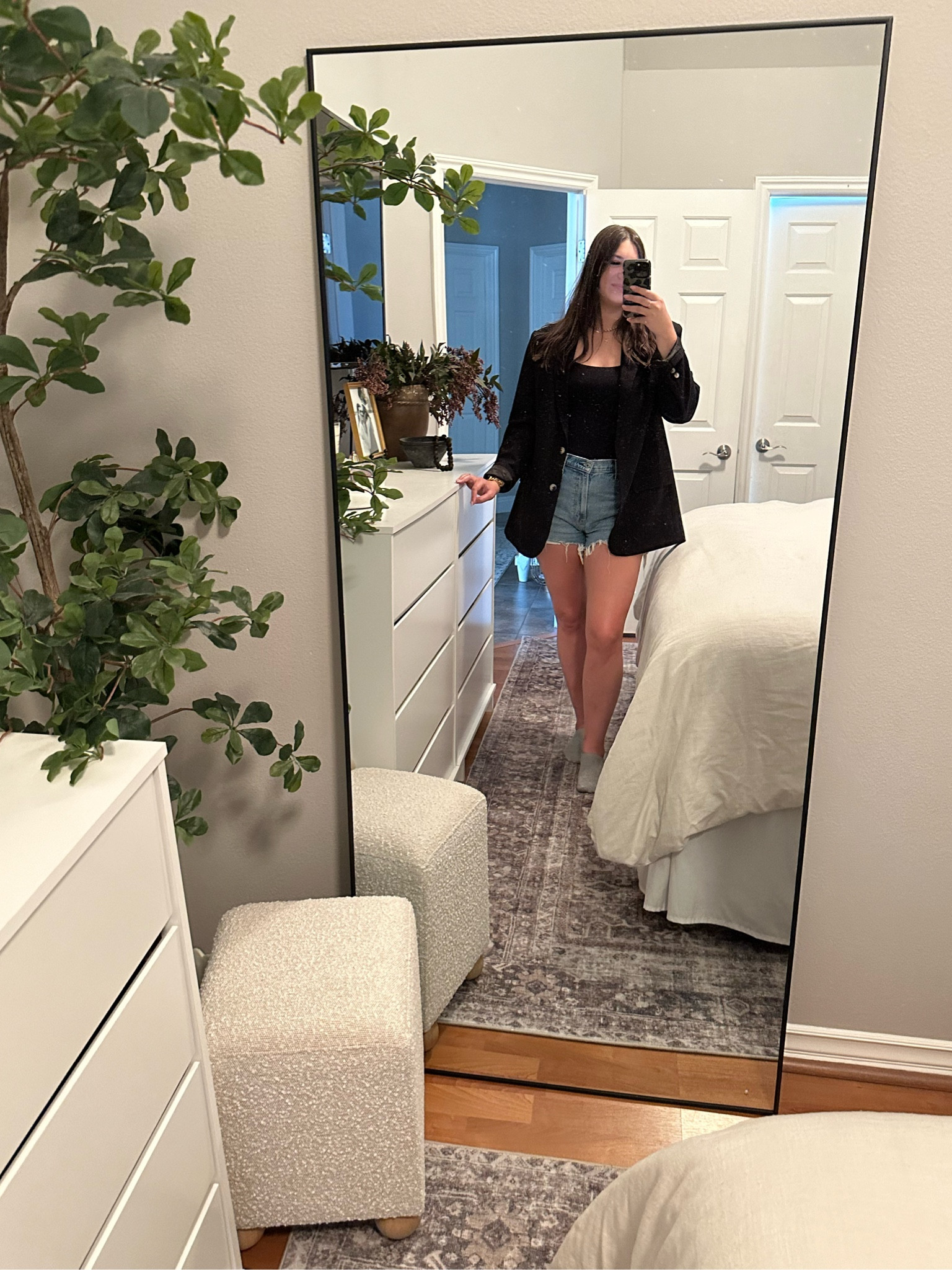 I am IN LOVE with this new mirror and stool 🖤 

Find more content on Instagram @amandadealdesigns for more sources and daily finds from crate & barrel, CB2, Amber Lewis, Loloi, west elm, pottery barn, rejuvenation, William & Sonoma, amazon, shady lady tree, interior design, home decor, studio mcgee x target, bedroom furniture, living room, bedroom, bedroom styling, restoration hardware, end table, side table, framed art, vintage art, wall decor, area rugs, runners, vintage rug, target finds, sale alert, tj maxx, Marshall’s, home goods, table lamps, threshold, target, wayfair finds, Turkish pillow, Turkish rug, sofa, couch, dining room, high end look for less, kirkland’s, Ballard designs, wayfair, high end look for less, studio mcgee, mcgee and co, target, world market, sofas, loveseat, bench, magnolia, joanna gaines, pillows, pb, pottery barn, nightstand, throw blanket, target, joanna gaines, hearth & hand, floor lamp, world market, faux olive tree, throw pillow, lumbar pillows, arch mirror, brass mirror, floor mirror, designer dupe, counter stools, barstools, coffee table, nightstands, console table, sofa table, dining table, dining chairs, arm chairs, dresser, chest of drawers, Kathy kuo, LuLu and Georgia, Christmas decor, Xmas decorations, holiday, Christmas Eve, NYE, organic, modern, earthy, moody, faux plants, arm chair, wood constole table, nightstand, cabinet, burlwood, candlesticks, slipcover ottoman, floral throw pillow, framed art, home decor, woven basket 

#LTKStyleTip #LTKFindsUnder100 #LTKHome