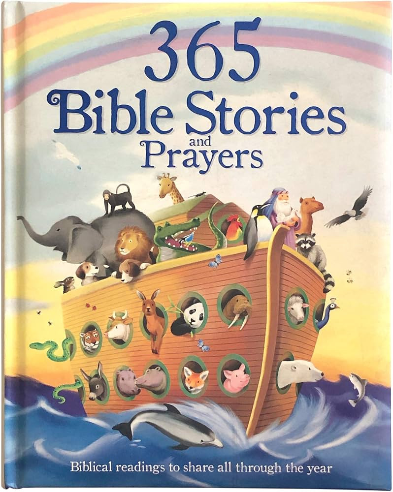365 Bible Stories and Prayers Padded Treasury - Gift for Easter, Christmas, Communions, Baptism, ... | Amazon (US)