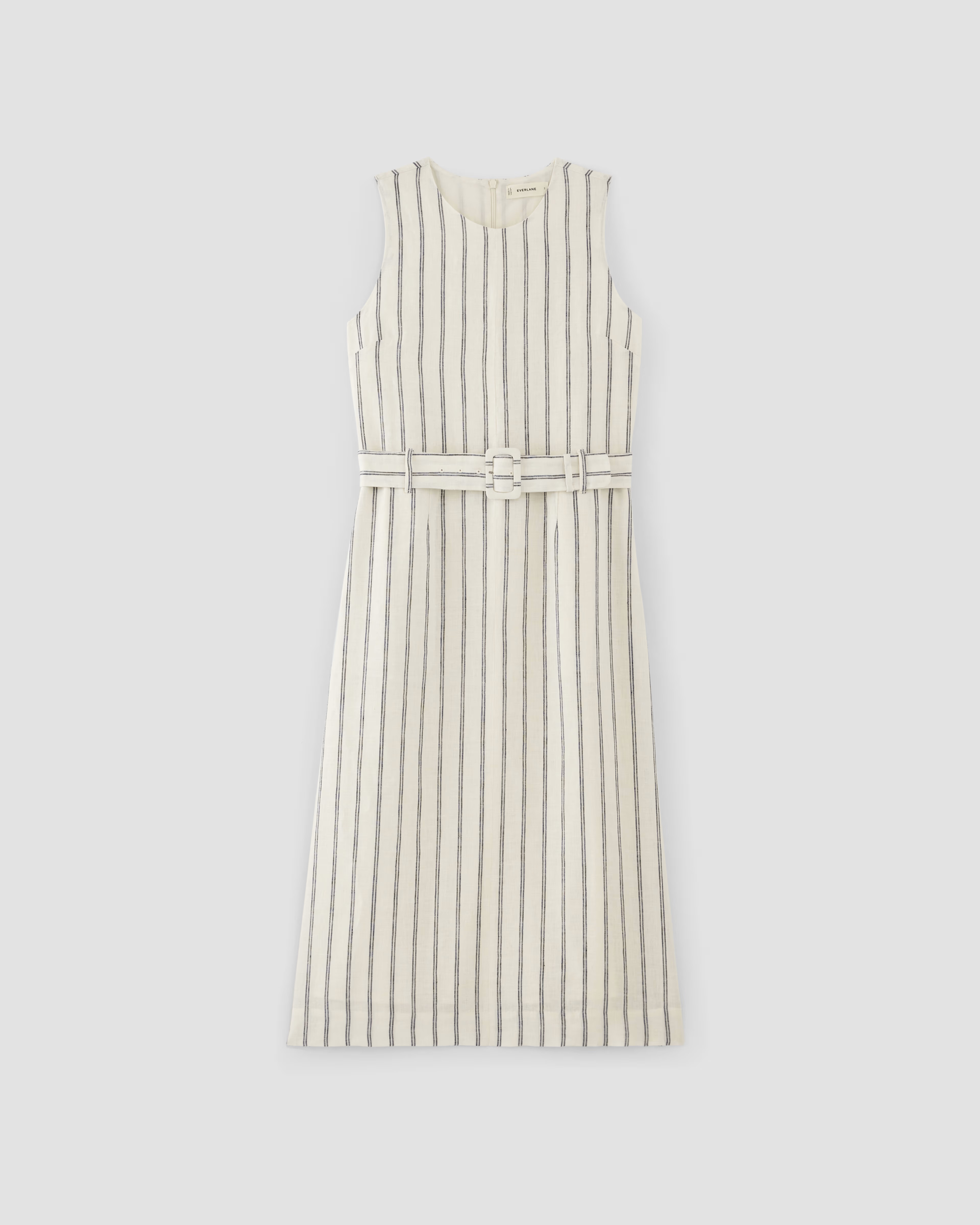 The Linen Belted Midi Dress | Everlane