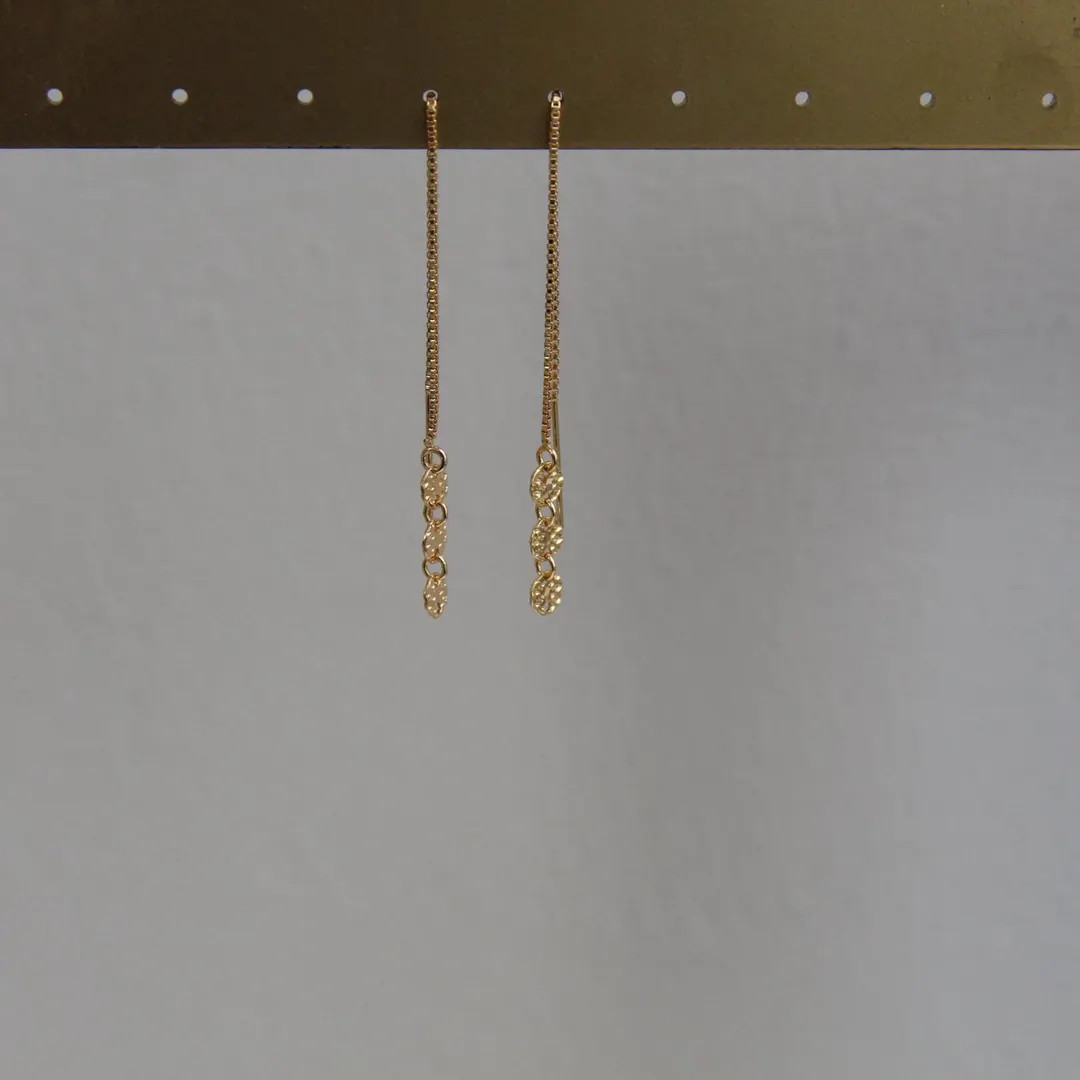 Coin Threader Earrings: Goldfill Earrings, | Etsy (Global)