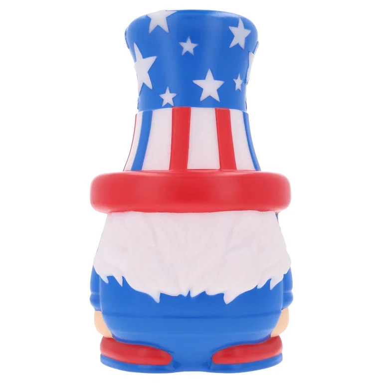 Lighted Blow Mold Gnome Decoration, Red/White/Blue, 14.25", Patriotic by Way To Celebrate - Walma... | Walmart (US)
