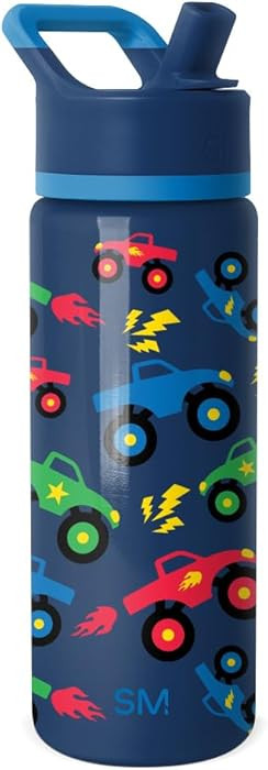Simple Modern Kids Summit Water Bottle with Straw Lid | 18oz Stainless Steel Cup Insulated Tumble... | Amazon (US)