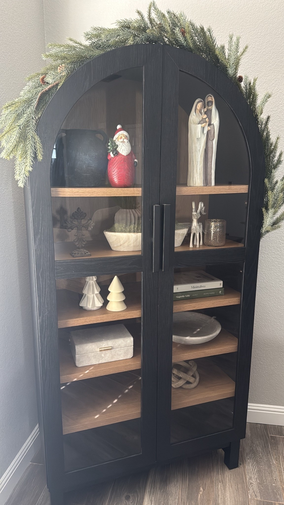 Arched cabinet 

#LTKHoliday #LTKHome #LTKSeasonal