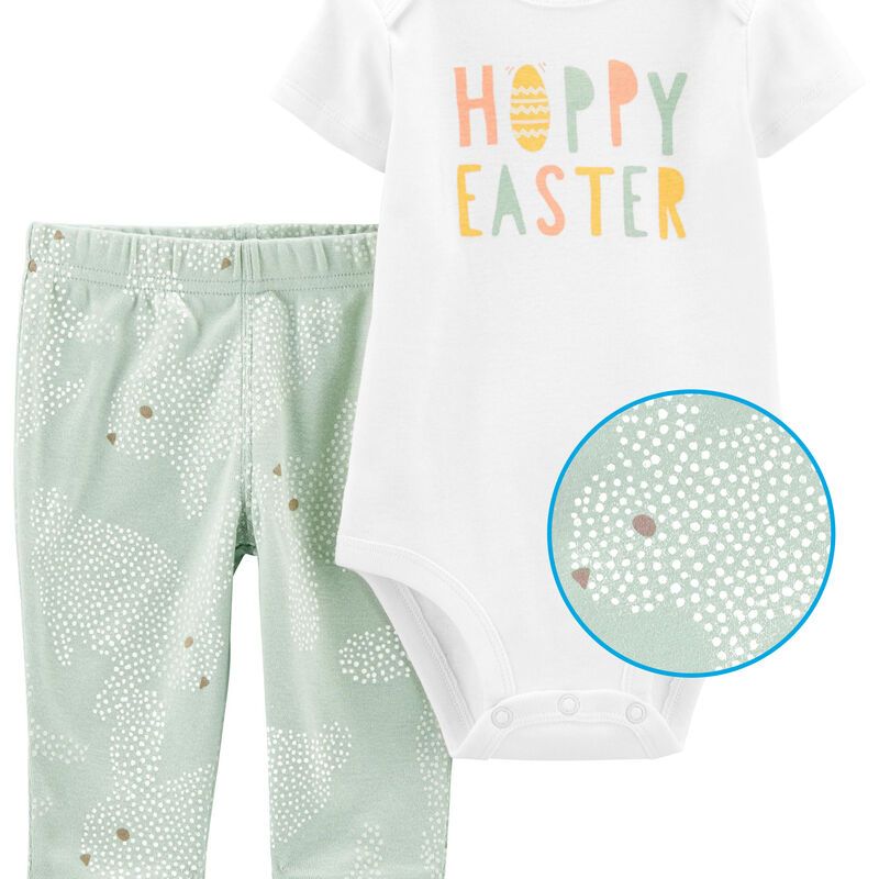 Baby 2-Piece Hoppy Easter Bodysuit Pant Set | Carter's
