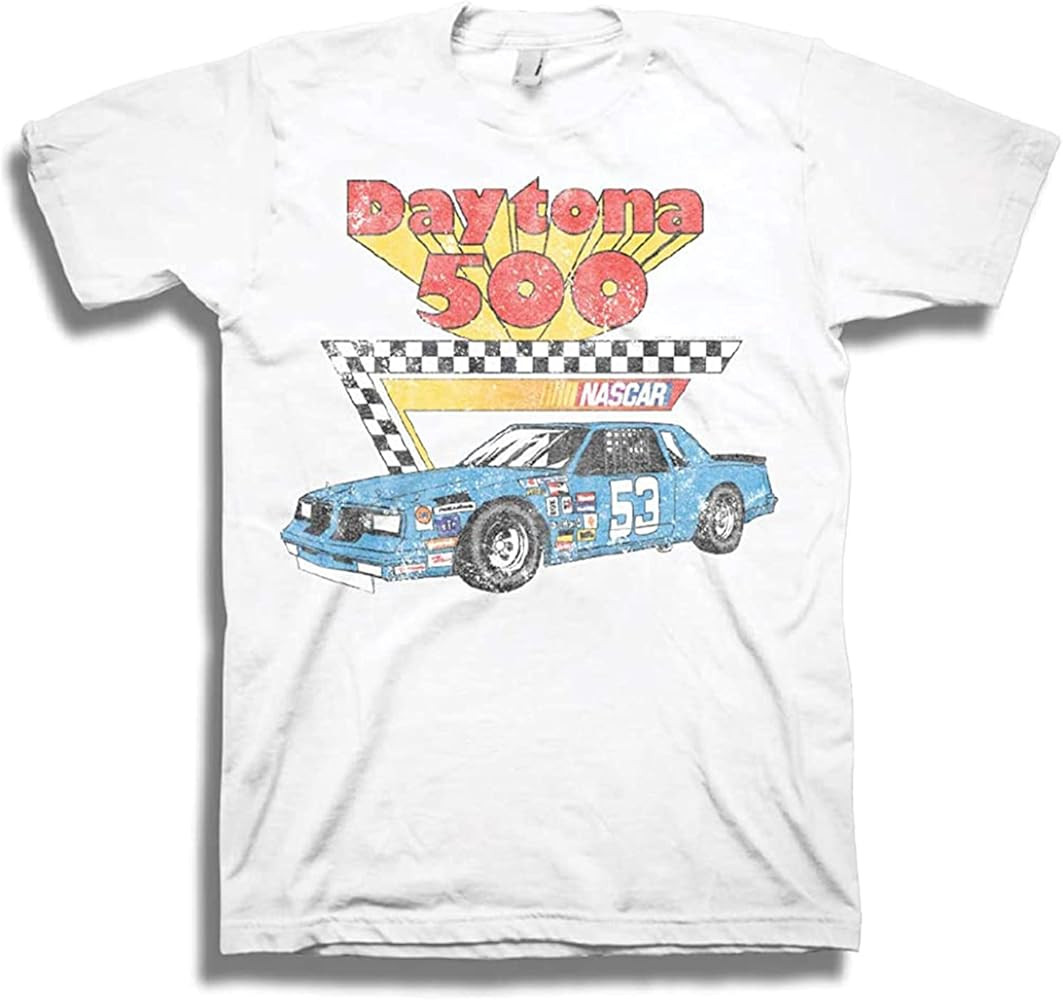 NASCAR Vintage Daytona 500 Shirt Racing Mens Graphic T-Shirt | Amazon (US)