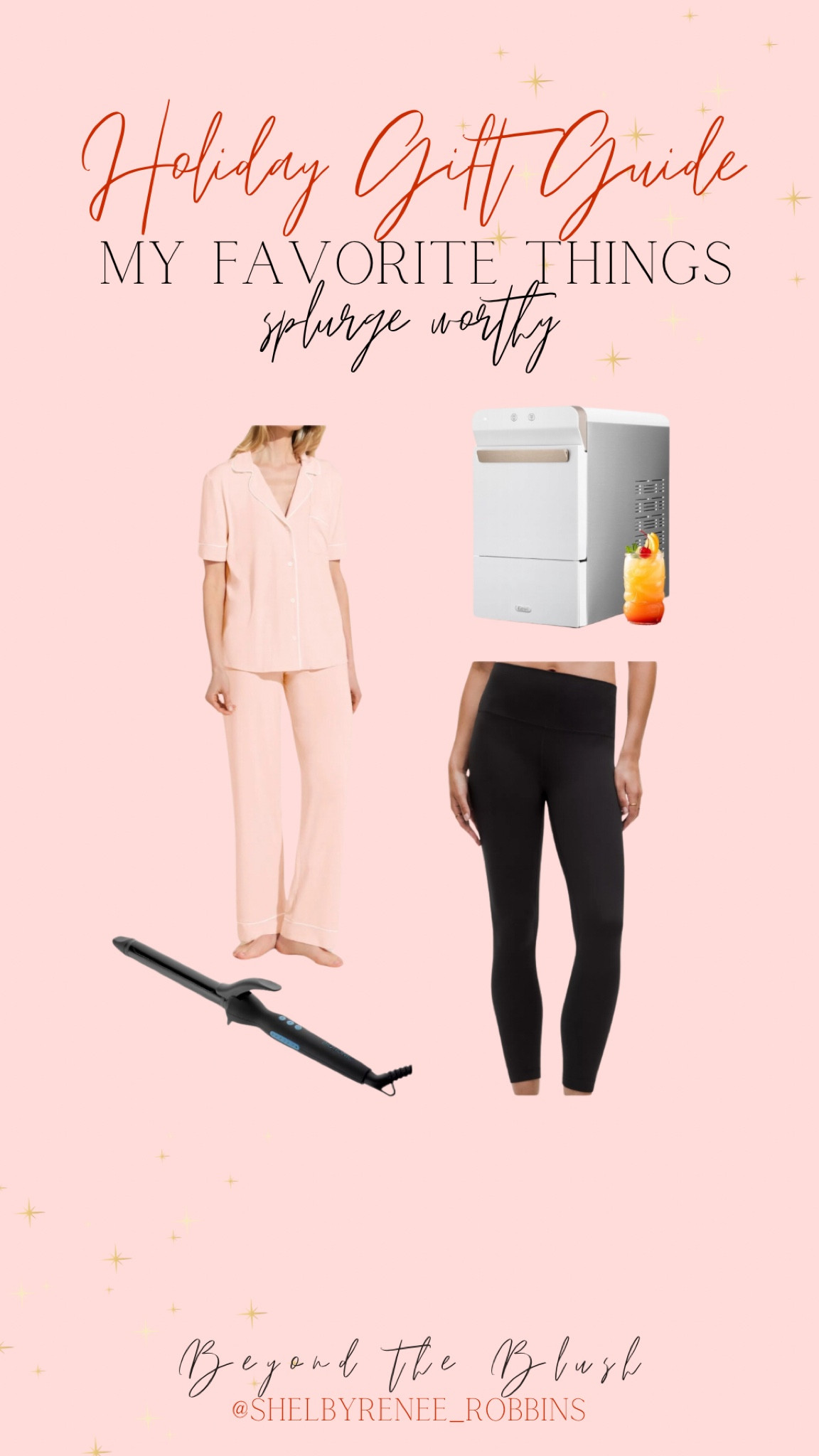 Holiday gift guide, girls favorite things, splurge worthy gifts, bamboo pajamas, pink pajamas, best black leggings, long barrel curling iron, nugget ice machine  

#LTKGiftGuide #LTKSeasonal #LTKHoliday