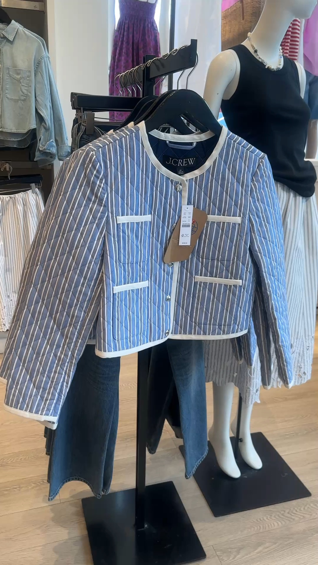 Quilted cotton jacket, new for spring. 

#LTKSeasonal