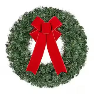 20 in Noble Pine Wreaths 6-Pack | The Home Depot