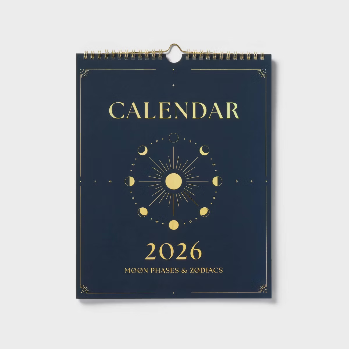2026 Monthly 12"x9.6" Wall Calendar Dark Blue - Spritz™ | Target