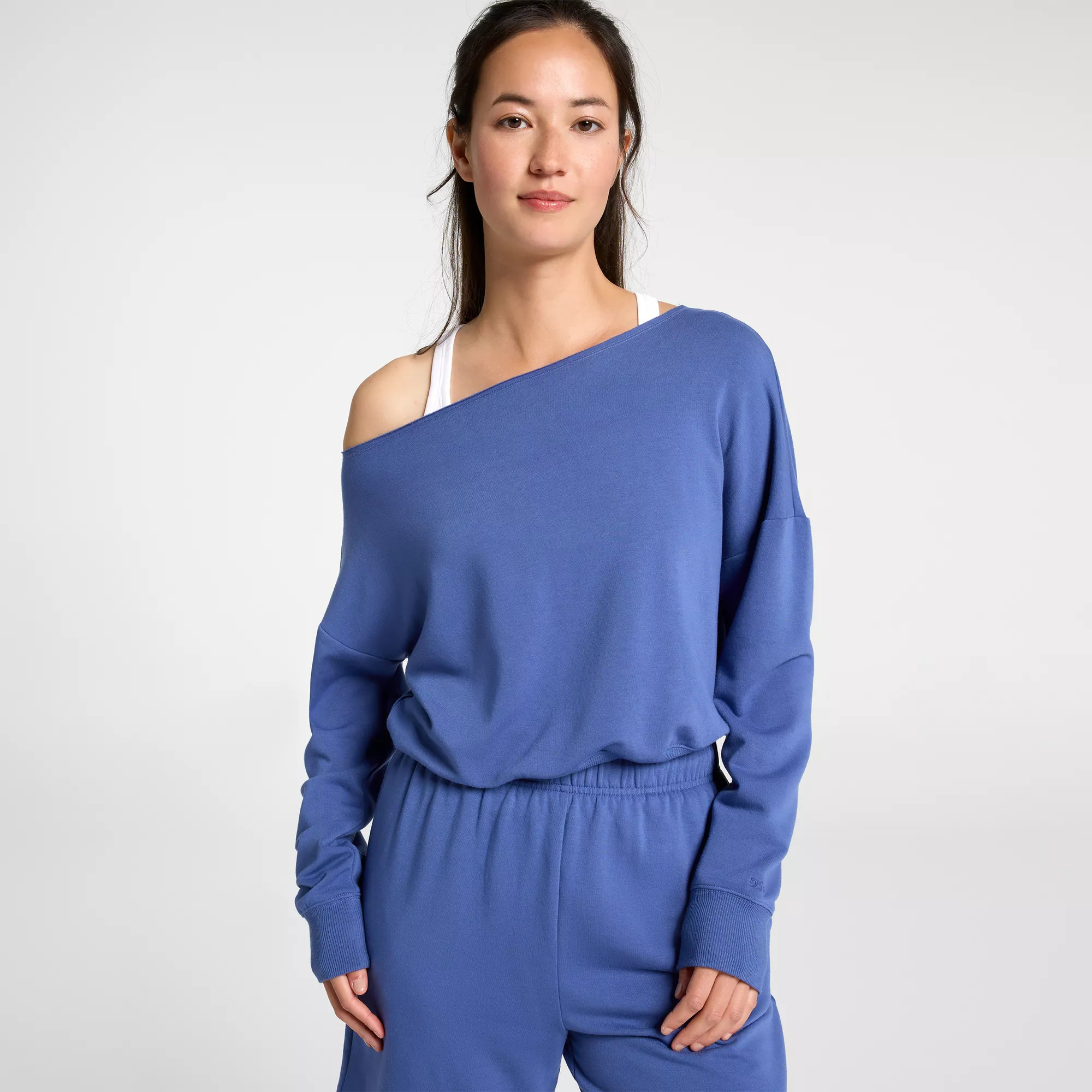 DSG Women's So Soft Off Shoulder Top, Medium, Light Navy | DICK'S Sporting Goods