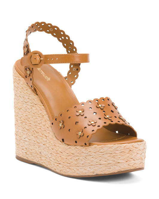 Leather Jasmine Wedges | TJ Maxx