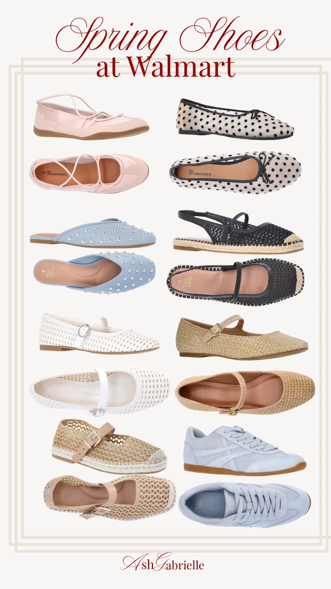 Can you believe all these cute spring shoes are at Walmart ?! All pairs from espadrilles, lace flats, mules & sneakers under $25 ! 

#LTKSeasonal #LTKSpringSale