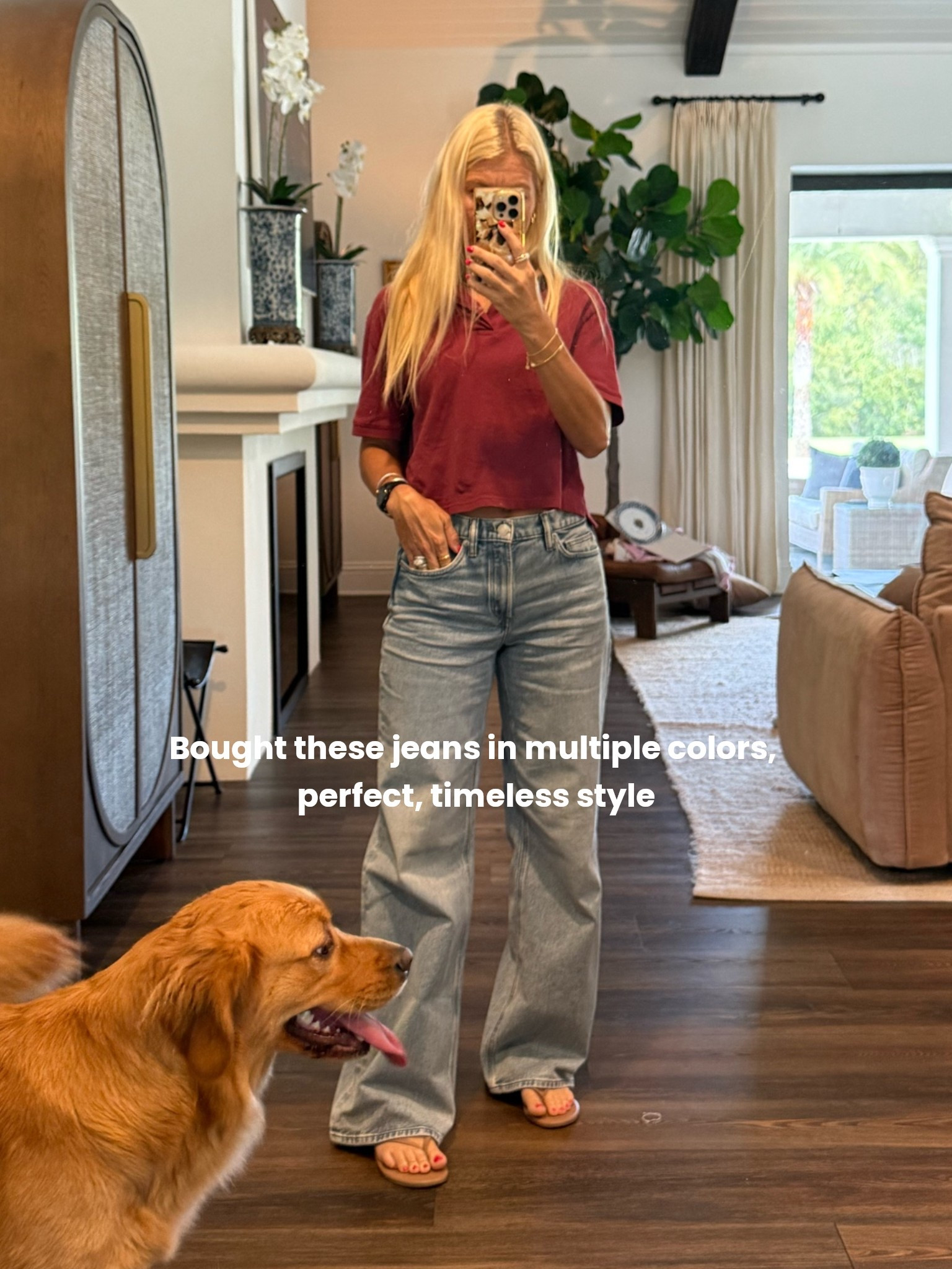 Bought these vuori denim jeans in multiple colors and absolutely love them. Perfect, timeless wide leg fit. Worth every penny IMO

#LTKmomlife #LTKOver40 #LTKootd