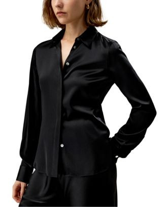 LILYSILK Elegant Silhouette Silk Shirt  | Bloomingdale's Women | Bloomingdale's (US)