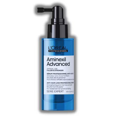 L'Oreal Aminexil Advanced Anti-Hair Loss Serum | Loreal Thicker Hair Technology | Revitalizes Scalp (3.04 oz) Hair Denser Densifying Treatment | Target