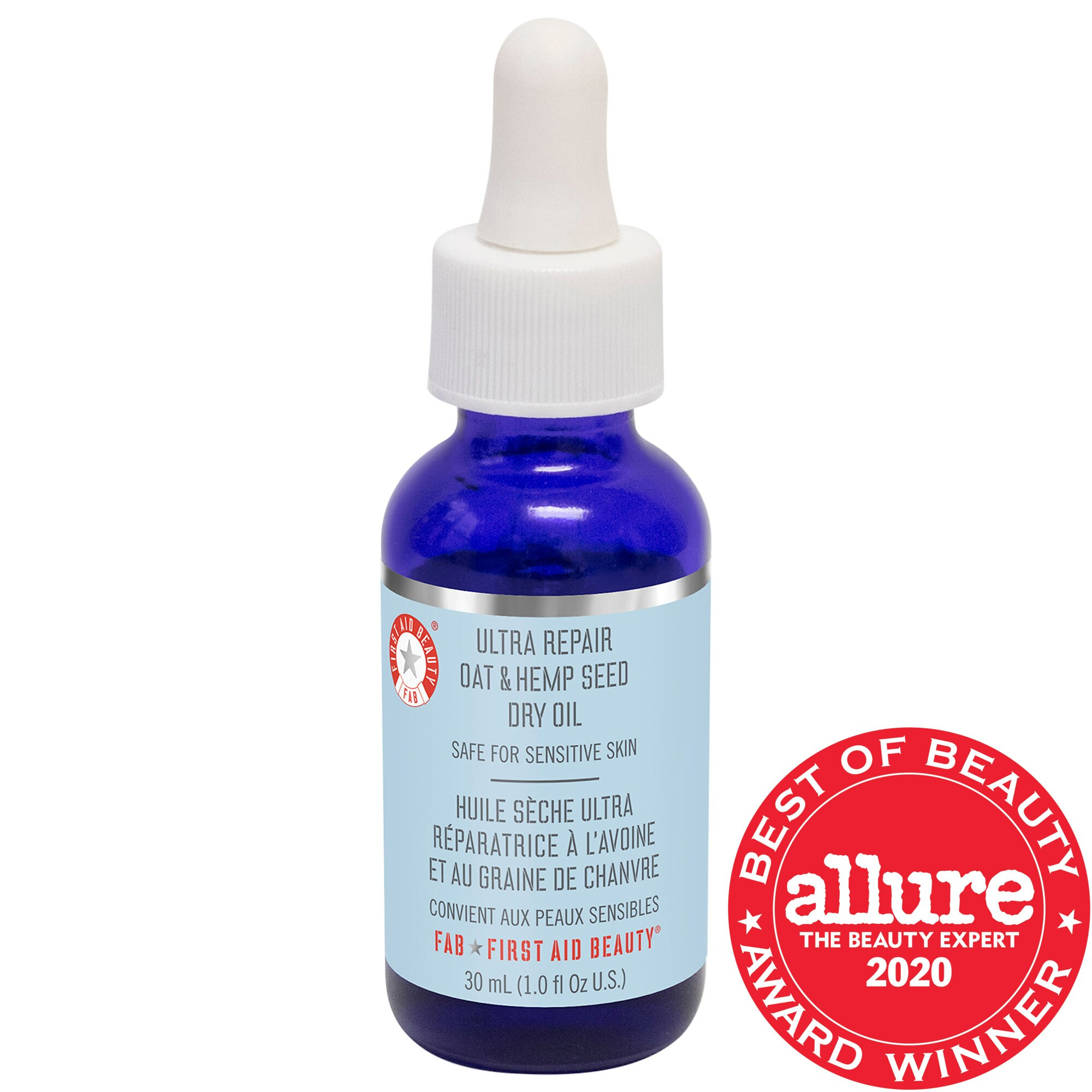 First Aid Beauty Ultra Repair® Oat & Hemp Seed Dry Oil 1 oz/ 30 mL | Sephora (US)
