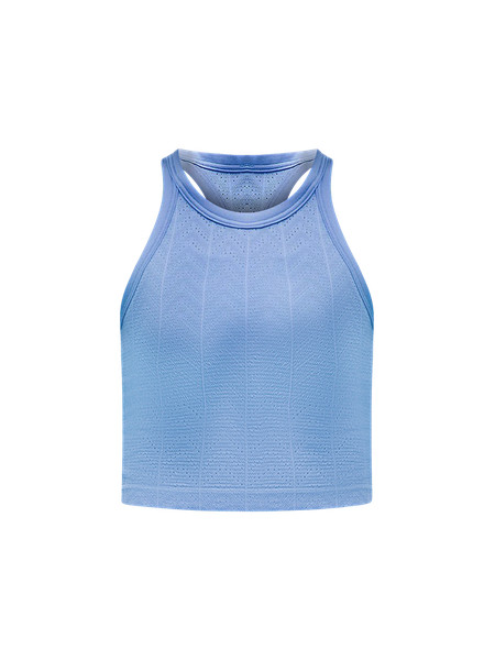 Swiftly Pointelle Cropped Racerback Tank Top | Lululemon (US)