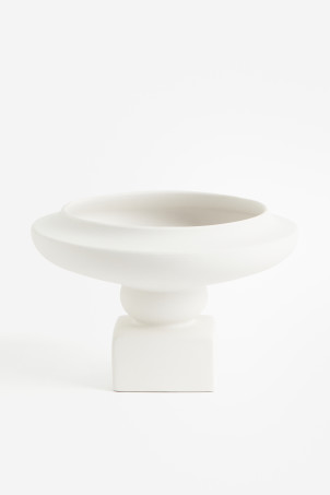 Low Stoneware Vase | H&M (US + CA)