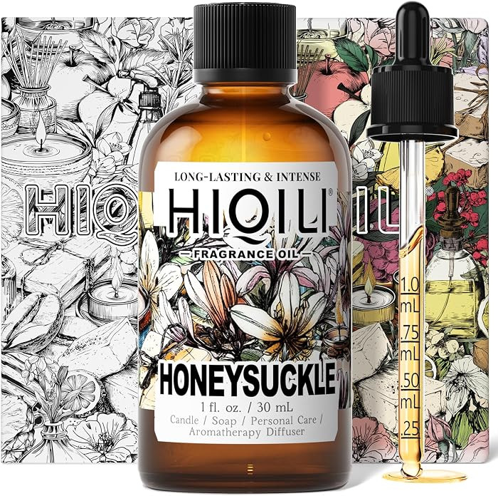 HIQILI Honeysuckle Fragrance Oil for Diffuser & DIY Candle Making - 1 Fl Oz | Amazon (US)