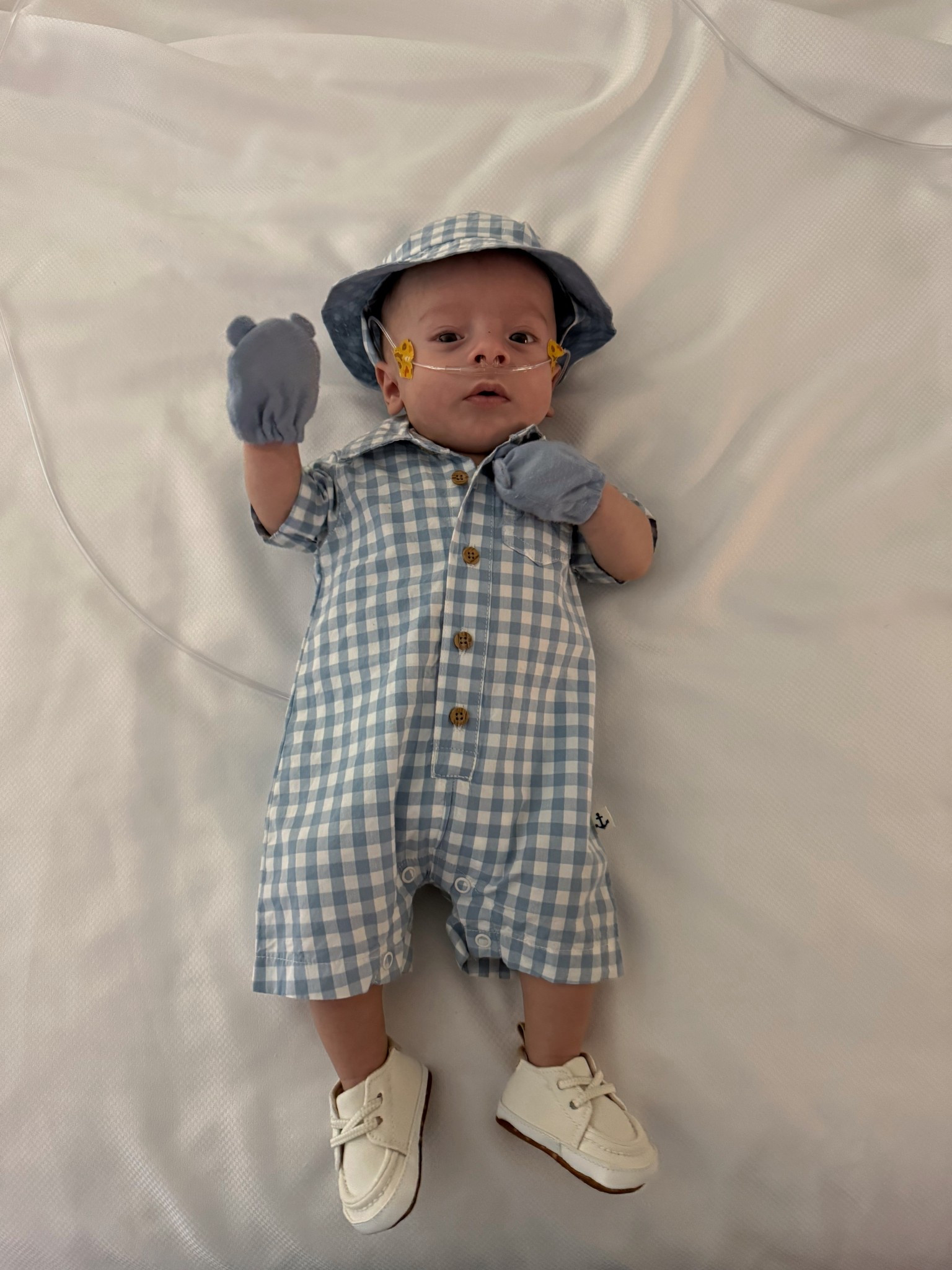 BABY BOY OOTD!
blue gingham print romper & hat! 

#LTKStyleTip #LTKBaby #LTKKids
