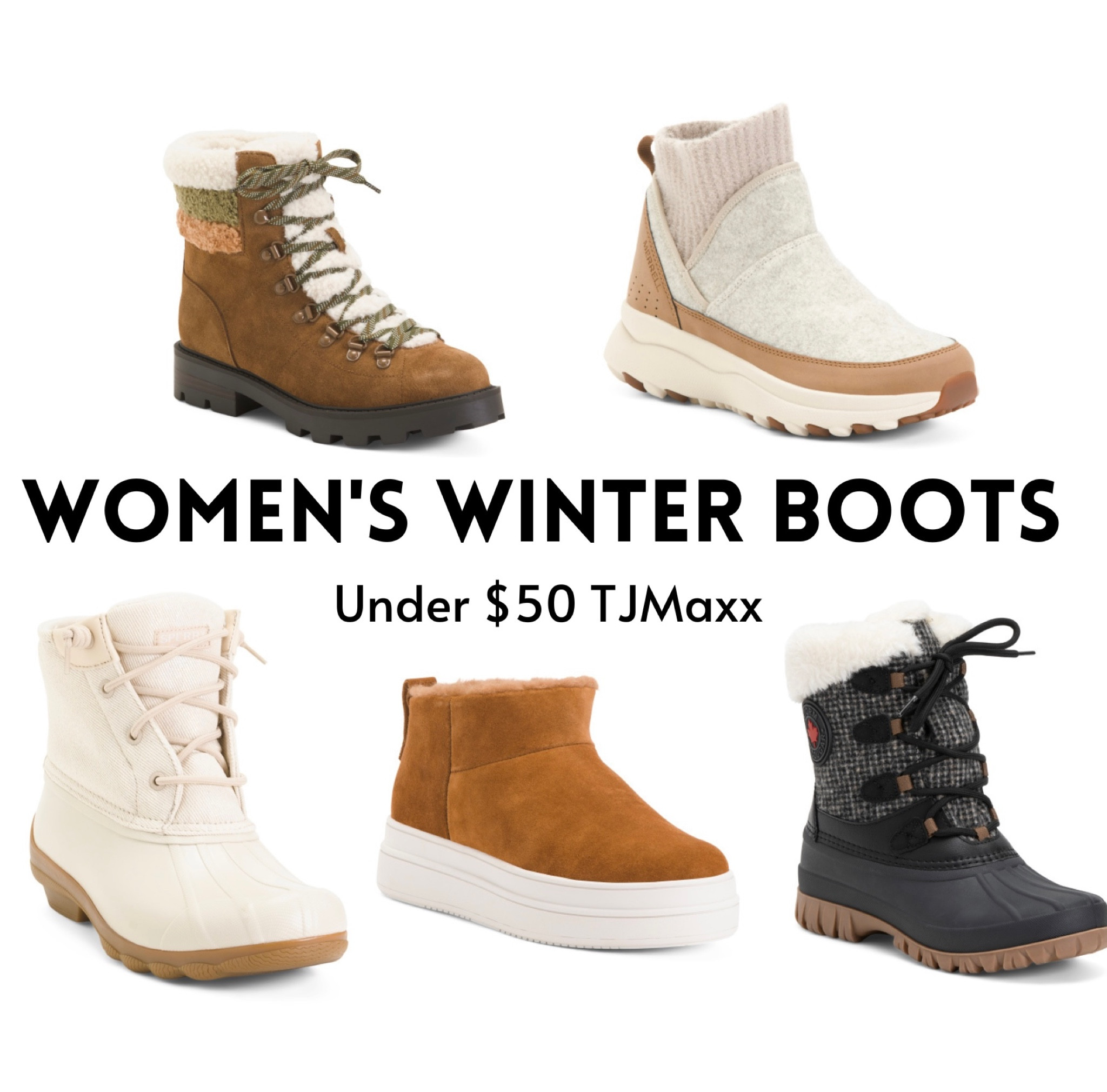 Cute & Comfy boots for Colorado moms! All under $50 at TJMaxx

#LTKSeasonal #LTKunder50