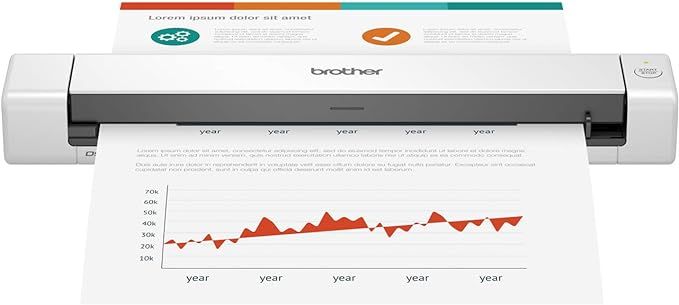 Brother DS-640 Compact Mobile Document Scanner, (Model: DS640) -1.5" x 2" x 11.9" | Amazon (US)