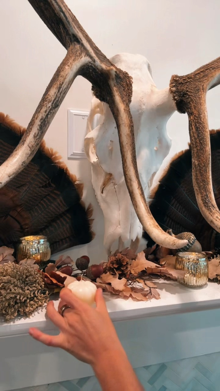 Decorate my fall mantel with me! 

#LTKFindsUnder50 #LTKSeasonal #LTKHome