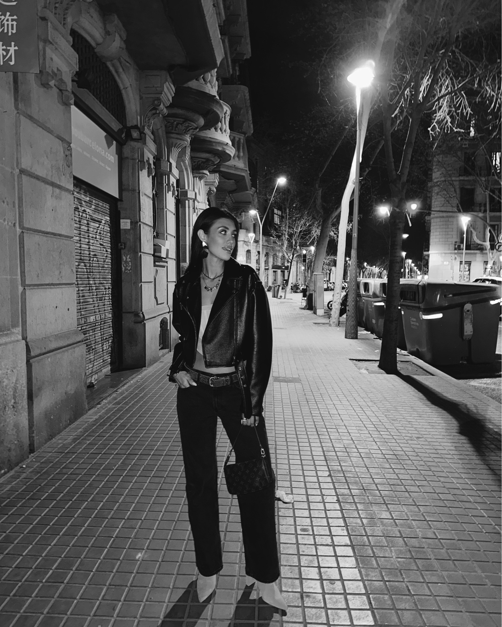 Night out in Barcelona. Dinner outfit. Going out outfit 



Black leather jacket outfit, White corset top, beige corset top, Sheer bustier top, Strapless corset, strapless crop top for women, Night out black leather jacket, High waisted black jeans, wide leg denim women, Statement belt outfit, Mini shoulder bag, Brown mini purse, Evening handbag women, beige pointed toe boots, Heeled boots, casual going out outfit, casual night out outfit, black and white outfit, dinner outfit, date night outfit, jeans date night outfit, Casual night streetwear, Leather and denim outfit, spring date outfit, Fashion influencer style, Urban evening outfit, Neutral tones outfit, Street style with heels, corset outfit, Barcelona outfit, Trendy nightwear 2025, Barcelona style

#LTKFindsUnder100 #LTKStyleTip #LTKParties