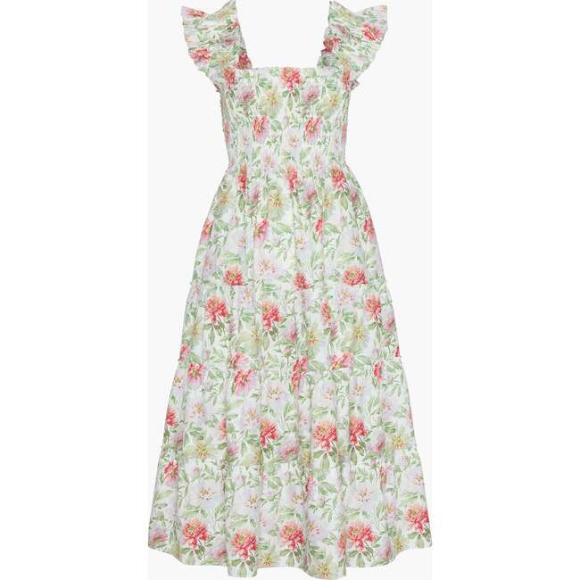 Hill House Home | The Ellie Nap Dress, Peony Chintz (Green, Size X-Small) | Maisonette | Maisonette