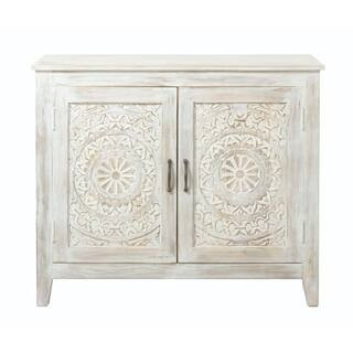 Home Decorators Collection Chennai White Wash Nightstand-9467900410 - The Home Depot | The Home Depot